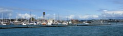 Semiahmoo marina from outside the breakwater